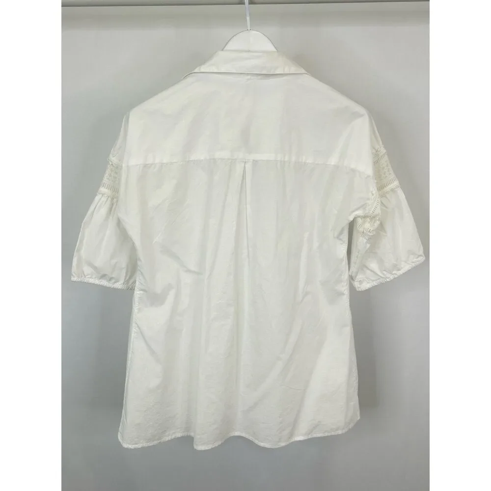 ANTHROPOLOGIE NWT Size S White Women Tunic